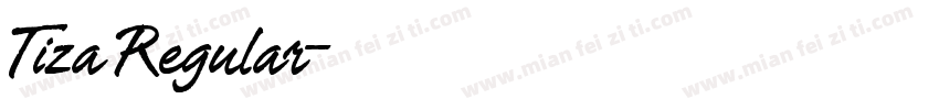 Tiza Regular字体转换